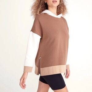 Madewell MWL Betterterry Side-Zip Hoodie Sweatshirt size M